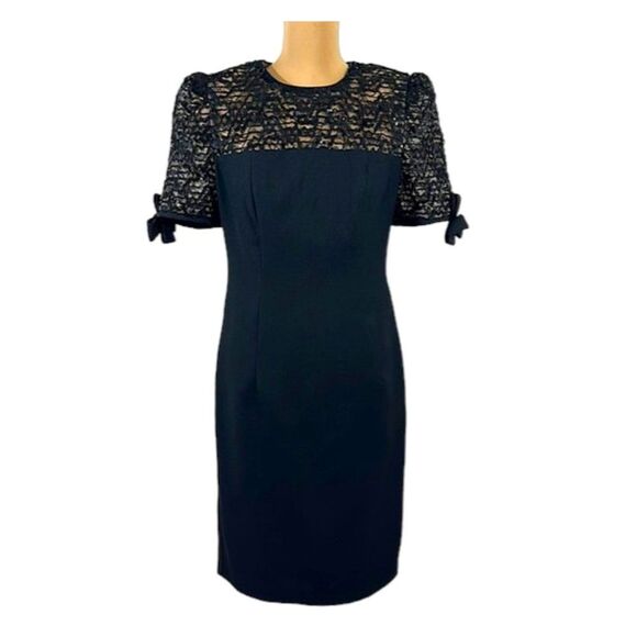 Nah Nah Cocktail Dress Size 8 Formal Black Gorgeous Vintage - Picture 1 of 14